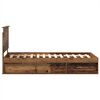 vidaXL Cadre de lit Bois ancien 90 x 190 cm Bois de pin massif