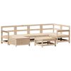 vidaXL Salon de jardin 7 pcs bois de pin massif