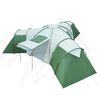 vidaXL Tente familiale à dôme 12 personnes vert imperméable