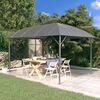 vidaXL Tonnelle avec toit arqu&eacute; 3x4 m Anthracite