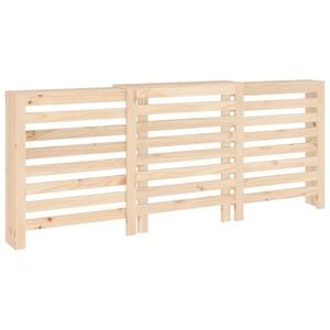 vidaXL Cache-radiateur 210x21x85 cm Bois massif de pin