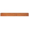 vidaXL Lit sur&eacute;lev&eacute; de jardin rouill&eacute; 400x80x45 cm acier corten