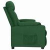 vidaXL Fauteuil inclinable Vert fonc&eacute; Tissu