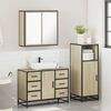 vidaXL Ensemble de meubles de salle de bain 3 pcs ch&ecirc;ne sonoma