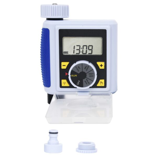 vidaXL Minuterie d'arrosage num&eacute;rique &agrave; sortie et capteur d'humidit&eacute;