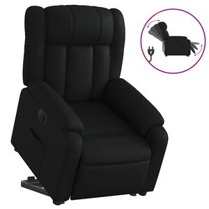 vidaXL Fauteuil inclinable &eacute;lectrique noir similicuir