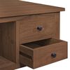 vidaXL Table basse 68x68x33 cm Bois de teck solide