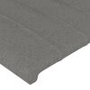 vidaXL Cadre de lit sans matelas gris fonc&eacute; 90x190 cm tissu