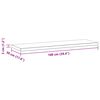 vidaXL &Eacute;tag&egrave;res murales 2 pcs 100x30x3 cm noir acier inoxydable