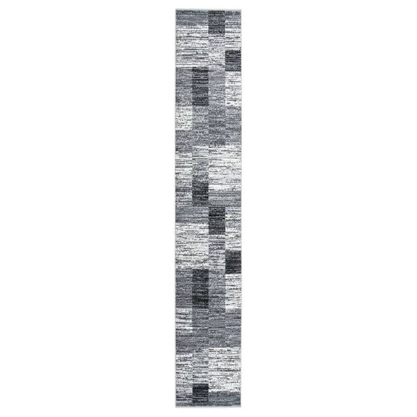 vidaXL Tapis BCF Gris 60x300 cm