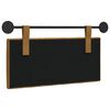 vidaXL T&ecirc;te de lit suspendue Marron 100 x 55 x 7 cm Velours