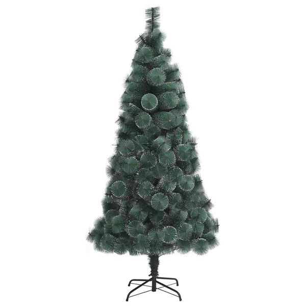 vidaXL Sapien de No&euml;l artificiel pr&eacute;-&eacute;clair&eacute; avec ensemble de boules
