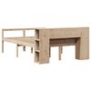 vidaXL Lit biblioth&egrave;que sans matelas 120x190 cm bois de pin massif