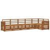 vidaXL Ensemble de canap&eacute;s d'ext&eacute;rieur 6 pc Naturel Polyester