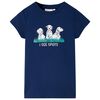 T-shirt pour enfants bleu marine 92