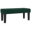 vidaXL Sommier &agrave; lattes de lit avec matelas Vert fonc&eacute; 100x200 cm