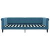 vidaXL Lit de repos sans matelas bleu 100x200 cm velours