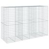 vidaXL Panier gabion avec couvercle 300x100x200 cm fer galvanis&eacute;