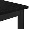 vidaXL banc Ch&ecirc;ne noir 80 x 35 x 45 cm Bois d'ing&eacute;nierie