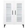 vidaXL Buffet blanc 69,5x34x90 cm bois d'ing&eacute;nierie