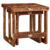 vidaXL Tables d'appoint Marron Bois de mangue massif