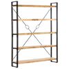 vidaXL Biblioth&egrave;que &agrave; 5 niveaux 140x30x180 cm Bois de manguier solide