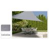 ProGarden Toile d'ombrage 3,6x3,6x3,6 m Gris Triangle