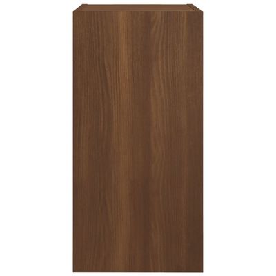 vidaXL Meubles TV 2 pcs Chêne marron 30,5x30x60 cm Bois d'ingénierie