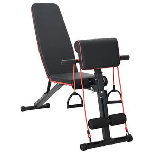 vidaXL Banc de musculation Noir 131 x 41 x 100 cm