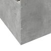 vidaXL Cadre de lit avec tiroirs sans matelas gris b&eacute;ton 120x200 cm