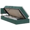 vidaXL Lit de Rangement Vert fonc&eacute; 90 x 200 cm Velours