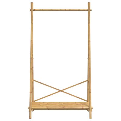 vidaXL Porte-vêtement avec étagère 102x50x190 cm bambou