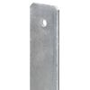 vidaXL Piquets de cl&ocirc;ture 6 pcs Argent&eacute; 10x6x60 cm Acier galvanis&eacute;