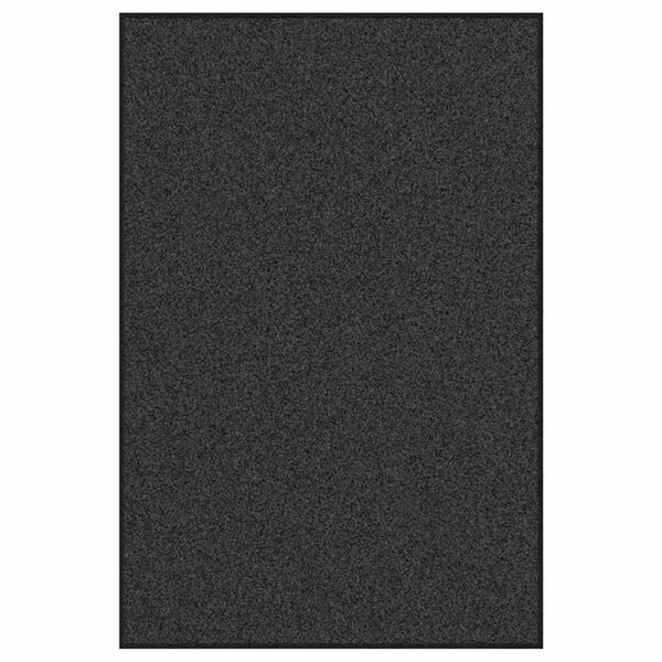 vidaXL Tapis d'entr&eacute;e Autre Anthracite et noir 120 x 180 cm