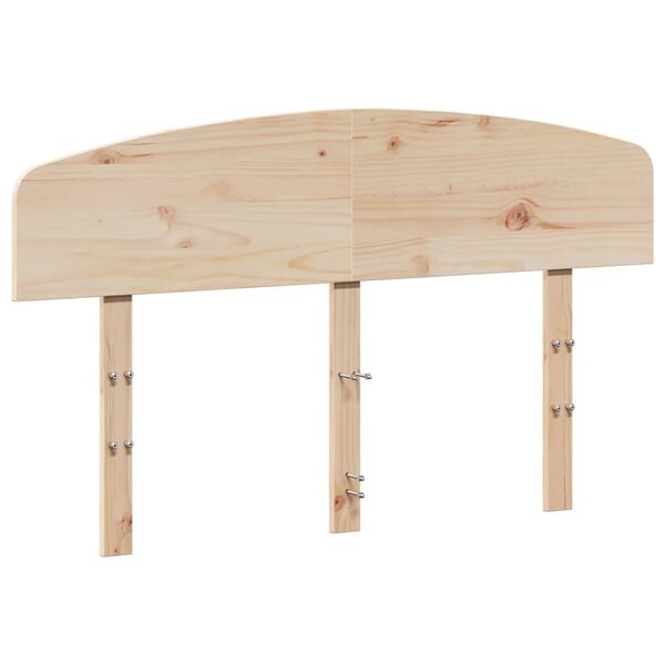 vidaXL T&ecirc;te de lit 135 cm bois massif de pin