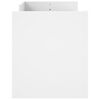 vidaXL Meuble TV Blanc 100x35x40 cm Bois d'ing&eacute;nierie