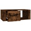 vidaXL Table basse Ch&ecirc;ne fum&eacute; 100x50,5x35 cm Bois d'ing&eacute;nierie