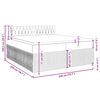 vidaXL Sommier &agrave; lattes de lit et matelas Vert fonc&eacute; 200x200cm Velours