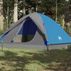 vidaXL Tente de camping &agrave; d&ocirc;me 6 personnes bleu imperm&eacute;able