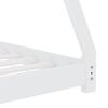 vidaXL Cadre de lit d'enfant Blanc Bois de pin massif 80x160 cm