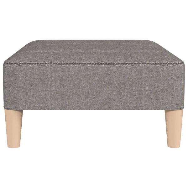vidaXL Repose-pied Gris clair 78x56x32 cm Tissu
