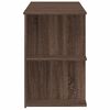 vidaXL Bureau ch&ecirc;ne marron 140x50x75 cm bois d'ing&eacute;nierie