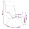 vidaXL Chaise de relaxation Marron Tissu