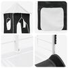 vidaXL Lit mezzanine pour enfants Blanc et Noir 90 x 190 cm M&eacute;tал
