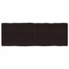 vidaXL Dessus de table bois massif trait&eacute; bordure assortie