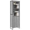 vidaXL Armoires Hautes 2 pcs Gris Sonoma 60 x 36 x 200 cm
