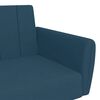 vidaXL Canap&eacute;-lit &agrave; 2 places Bleu Velours