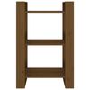vidaXL Biblioth&egrave;que/Cloison Marron miel 60x35x91 cm Bois massif