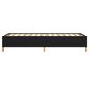 vidaXL Cadre de lit sans matelas noir 90x200 cm tissu