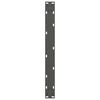 vidaXL Pieds de table basse Anthracite 2 pi&egrave;ces 70 x (30-31) cm Acier